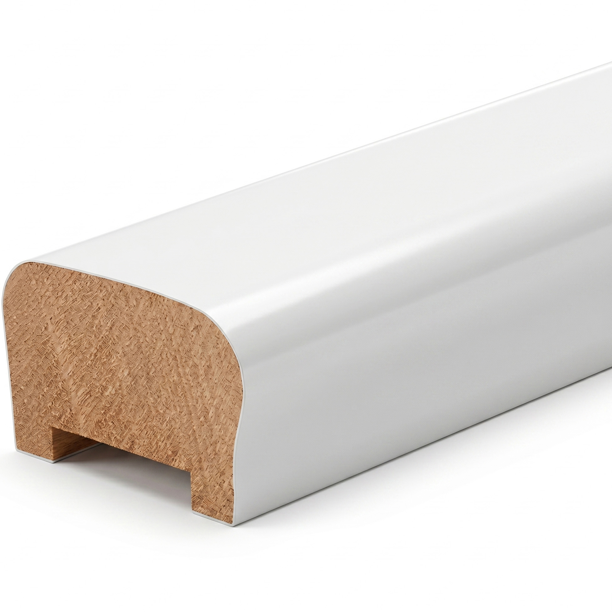 Pircher Corrimano in Ayous Sagomato Bianco MM55X35X3000 - PIRCHER OBERLAND